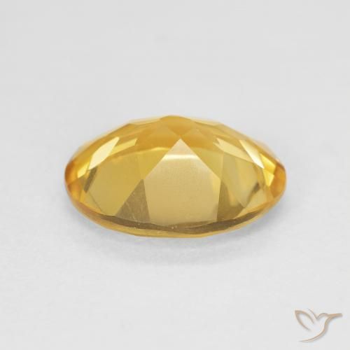 3.61克拉天然黄水晶，椭圆形，VVS-VS