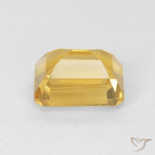 1.75克拉天然黄水晶，八边形，VVS