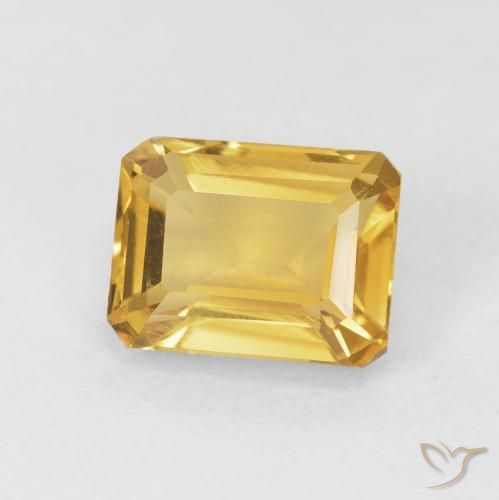 1.78克拉天然黄水晶，八边形，VVS