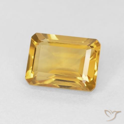 1.62克拉天然黄水晶，八边形，VVS