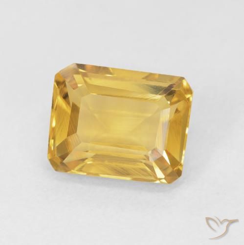 1.80克拉天然黄水晶，八边形，VVS