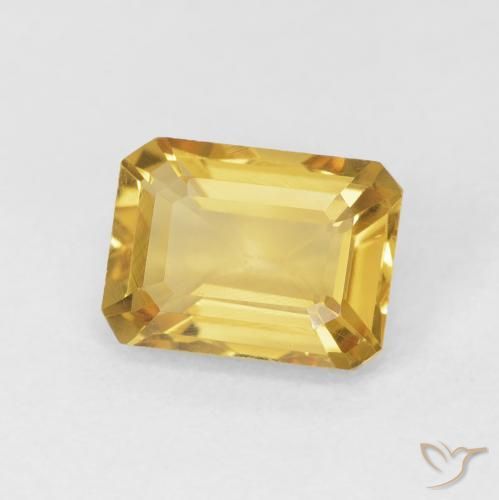 1.53克拉天然黄水晶，八边形，VVS