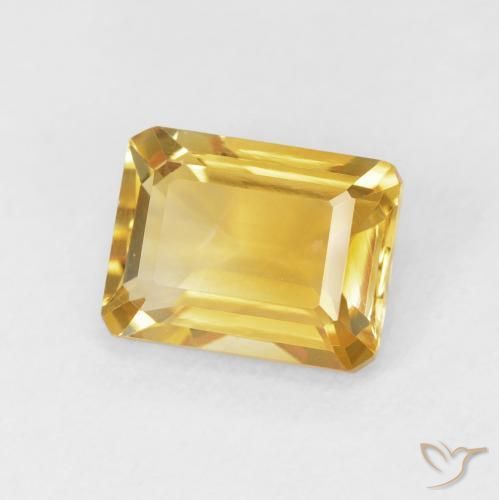 1.56克拉天然黄水晶，八边形，VVS