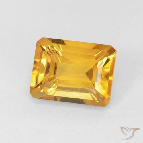 1.82克拉天然黄水晶，八边形，VVS-VS