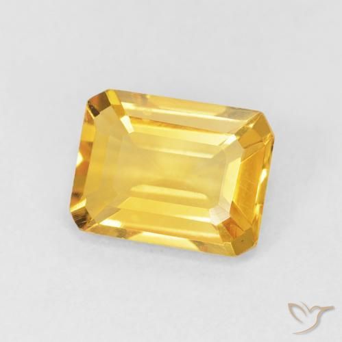 1.40克拉天然黄水晶，八边形，VVS-VS