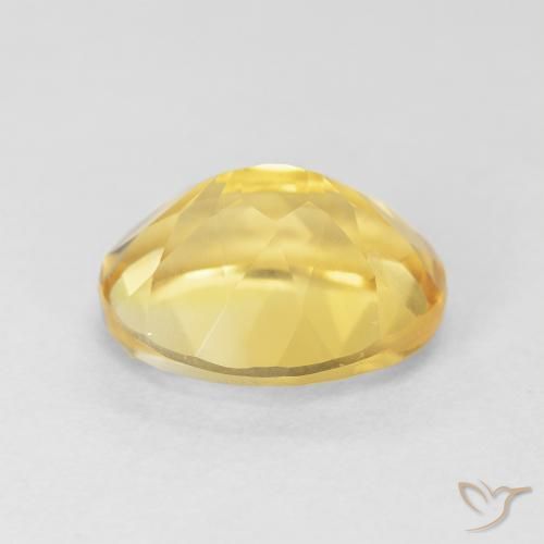 4.72克拉天然黄水晶，椭圆形，VVS-VS
