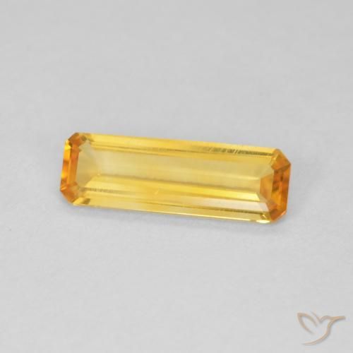0.99克拉天然黄水晶，八边形，VVS-VS