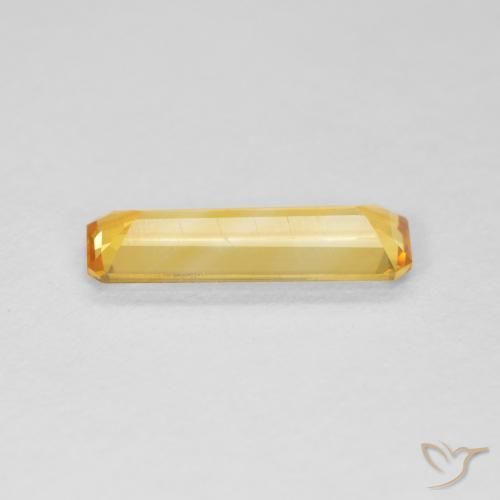 0.99克拉天然黄水晶，八边形，VVS-VS