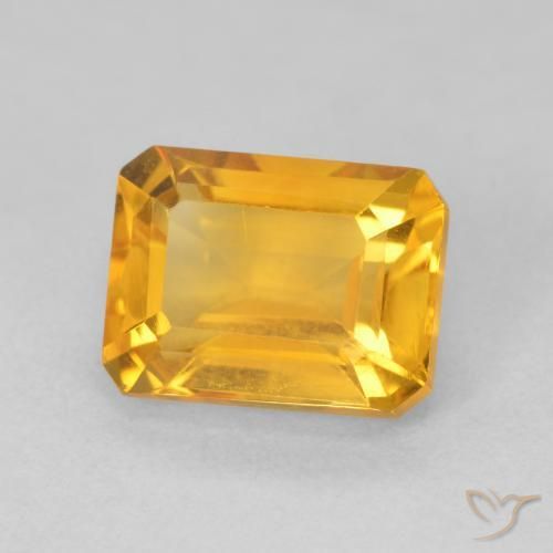 1.72克拉天然黄水晶，八边形，VVS-VS