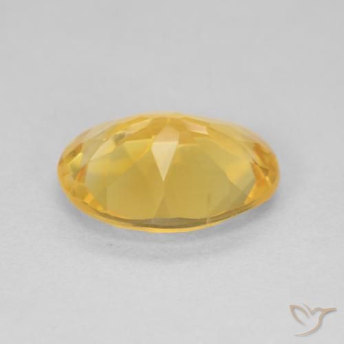 3.39克拉天然黄水晶，椭圆形，VVS