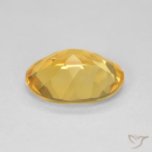 3.60克拉天然黄水晶，椭圆形，VVS