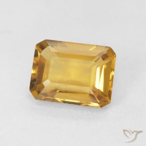 1.46克拉天然黄水晶，八边形，VVS