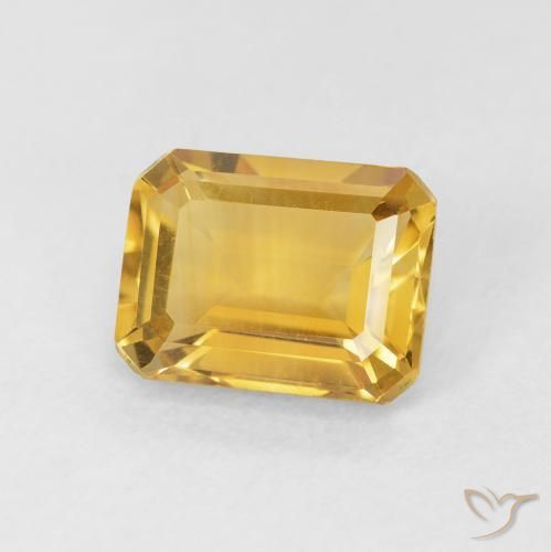 1.57克拉天然黄水晶，八边形，VVS