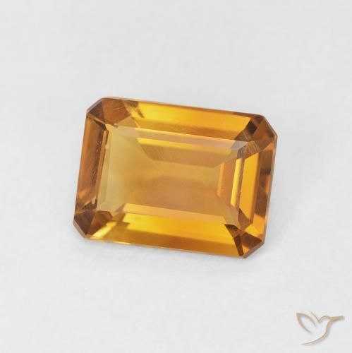 1.10克拉天然黄水晶，八边形，VS