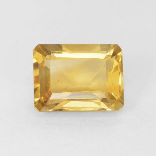 1.83ct 天然 金色 黄水晶, 祖母绿式切割, VS