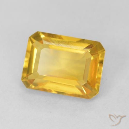 1.56克拉天然黄水晶，八边形，VVS