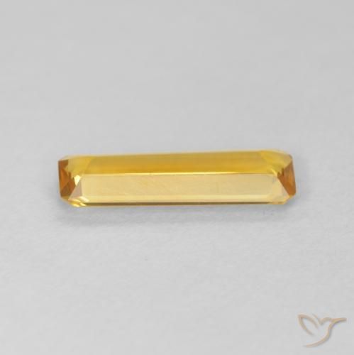 0.86克拉天然黄水晶，八边形，VVS