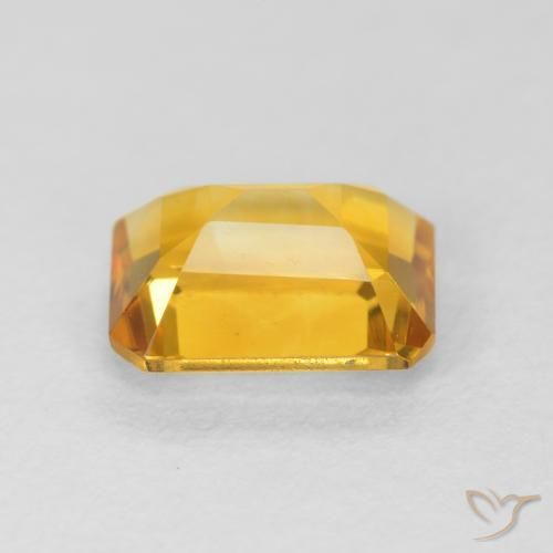 1.42克拉天然黄水晶，八边形，VVS