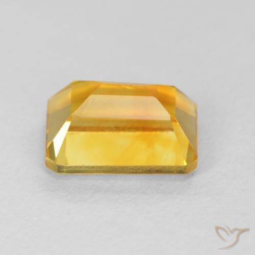 1.63克拉天然黄水晶，八边形，VVS