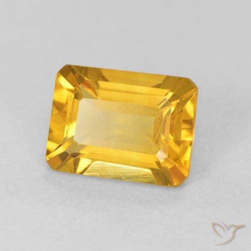 1.47克拉天然黄水晶，八边形，VVS