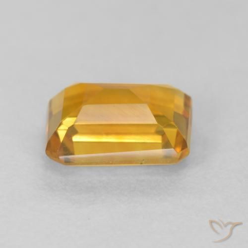 1.52克拉天然黄水晶，八边形，VVS