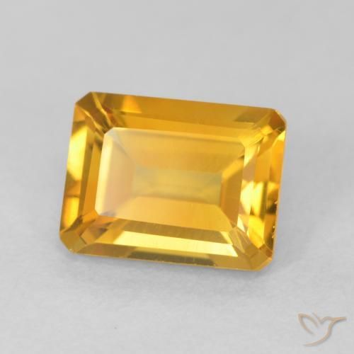 1.54克拉天然黄水晶，八边形，VVS
