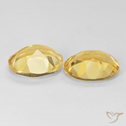 7.80克拉天然黄水晶，椭圆形，VVS-VS