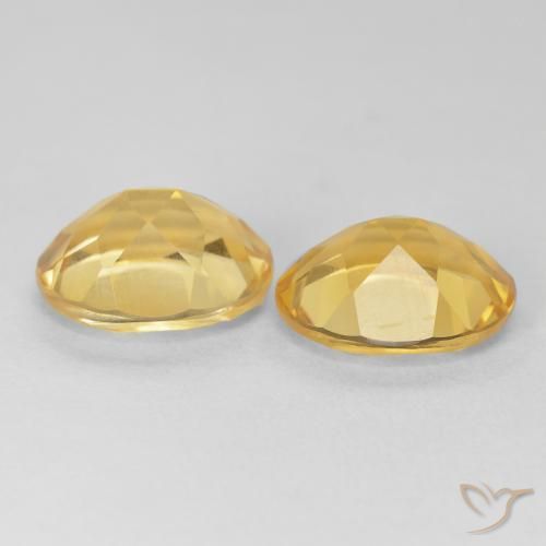8.17克拉天然黄水晶，椭圆形，VVS-VS