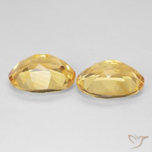 7.89克拉天然黄水晶，椭圆形，VS