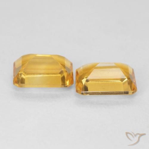 2.73克拉天然黄水晶，八边形，VVS-VS