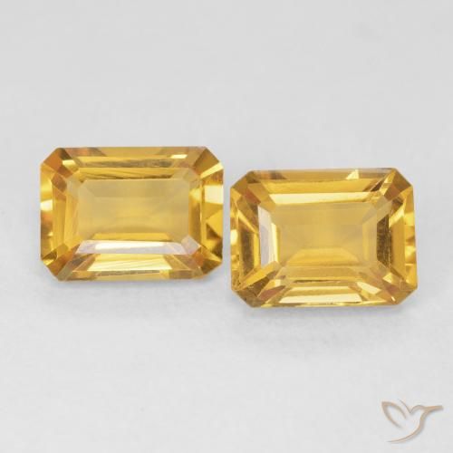 2.80ctw 天然 中金 黄水晶, 祖母绿式切割, VVS-VS