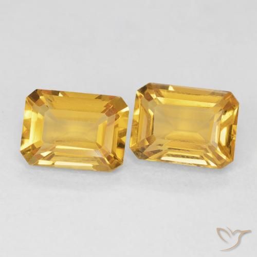 2.80克拉天然黄水晶，八边形，VVS-VS
