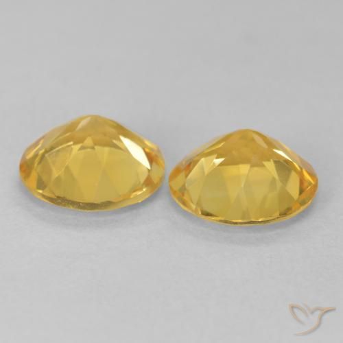 2.81克拉天然黄水晶，圆形的，VVS-VS