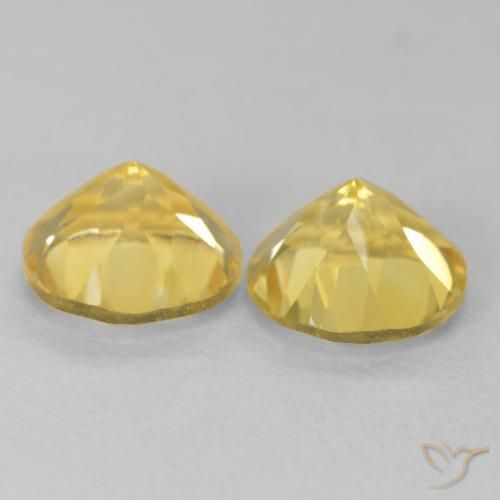 3.64克拉天然黄水晶，圆形的，VVS-VS