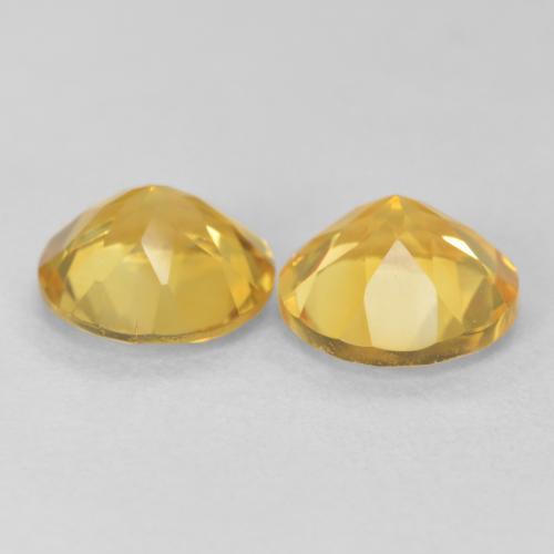3.13克拉天然黄水晶，圆形的，VVS-VS