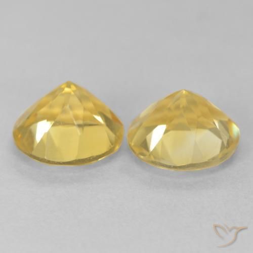 3.48克拉天然黄水晶，圆形的，VVS-VS