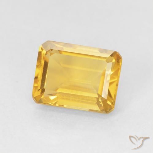 1.49克拉天然黄水晶，八边形，VVS-VS