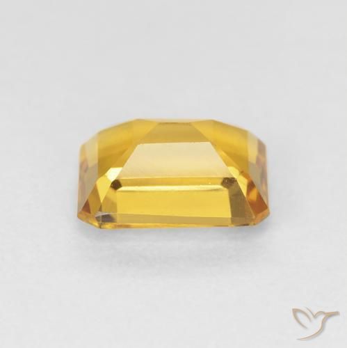 1.38克拉天然黄水晶，八边形，VVS-VS