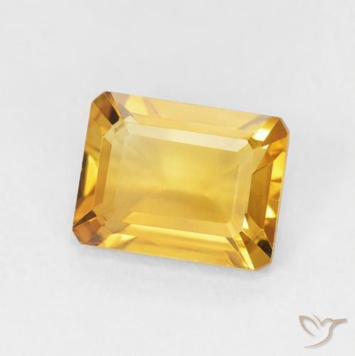 1.49克拉天然黄水晶，八边形，VVS-VS