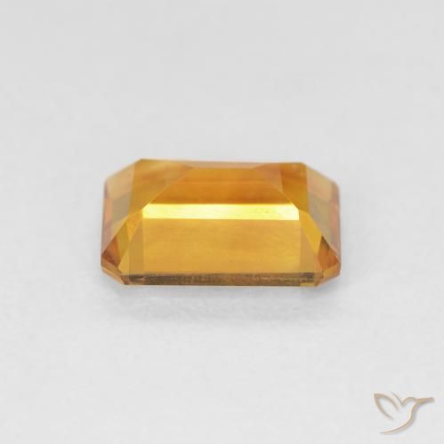1.23克拉天然黄水晶，八边形，VVS-VS