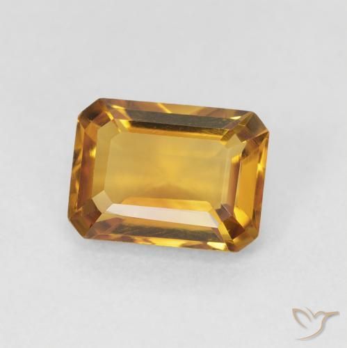 1.39克拉天然黄水晶，八边形，VVS-VS