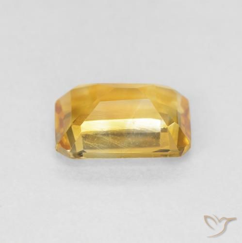 1.27克拉天然黄水晶，八边形，VVS-VS