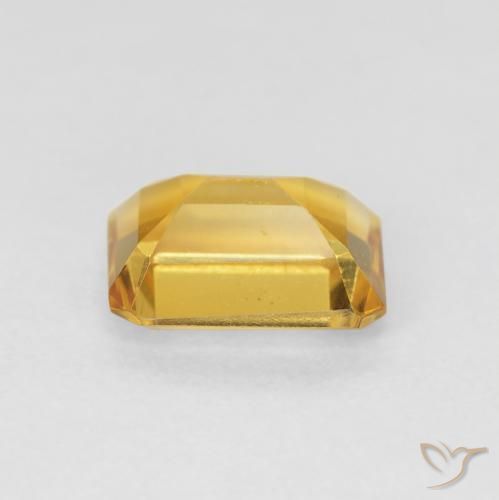 1.37克拉天然黄水晶，八边形，VVS-VS
