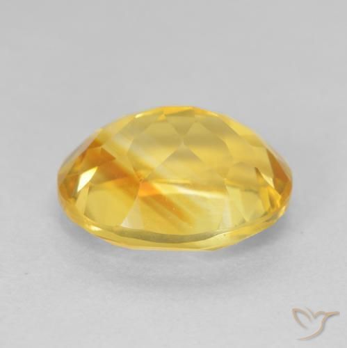 4.51克拉天然黄水晶，椭圆形，VVS