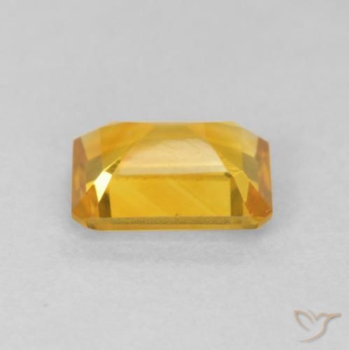 1.35克拉天然黄水晶，八边形，VVS-VS