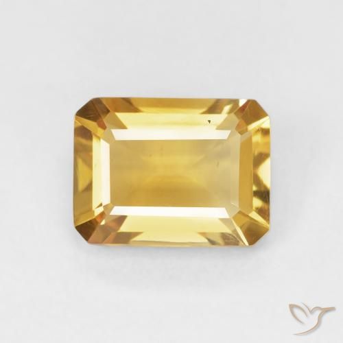 1.46ct 天然 金色 黄水晶, 祖母绿式切割, VVS-VS