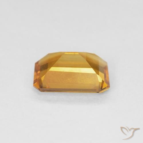 1.05克拉天然黄水晶，八边形，VVS-VS