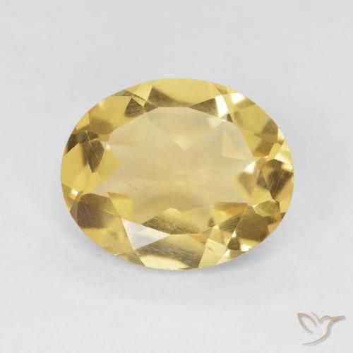 3.64ct 天然 黄金色 黄水晶, 椭圆形, VS