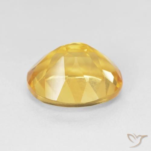 4.70克拉天然黄水晶，椭圆形，VVS