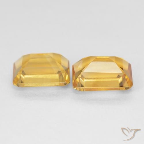 3.27克拉天然黄水晶，八边形，VS